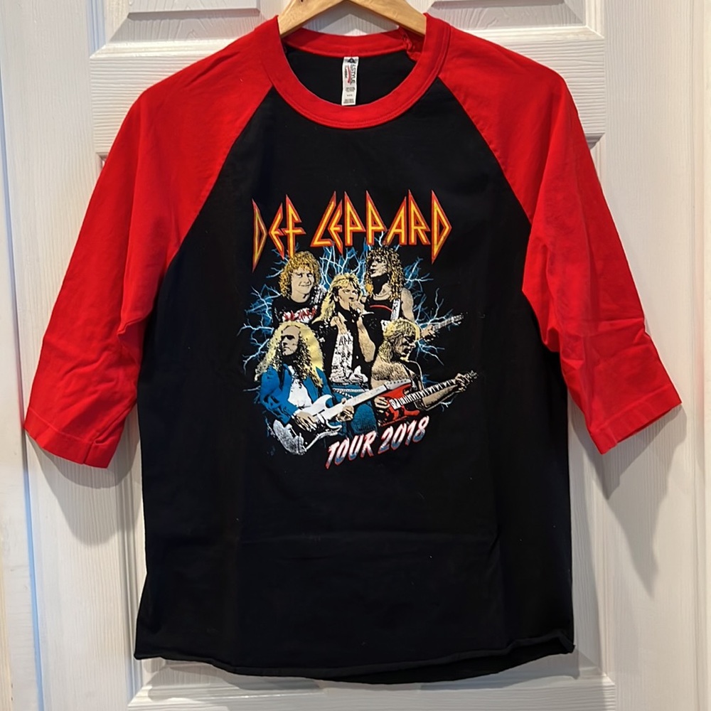 Def Leppard 2018 Concert Tour Band Tshirt